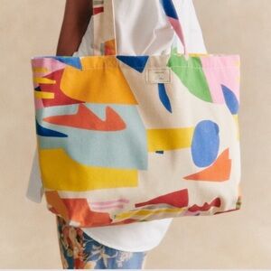 NWT Sezane & G K Tote Bag